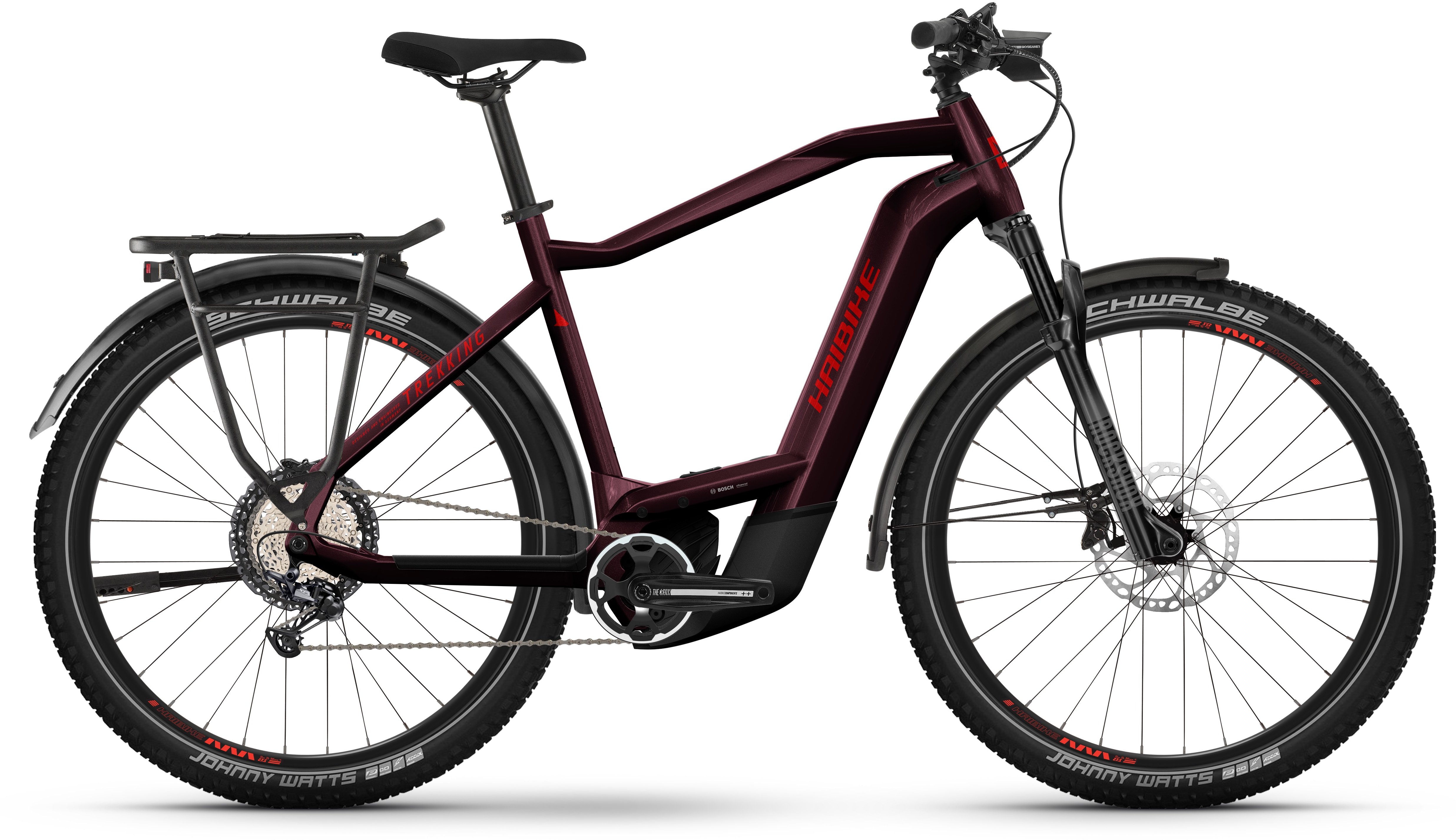 Haibike Trekking 11 tuscan/neon red gloss - 750 Wh - 27,5 Zoll - Diamant (2024)