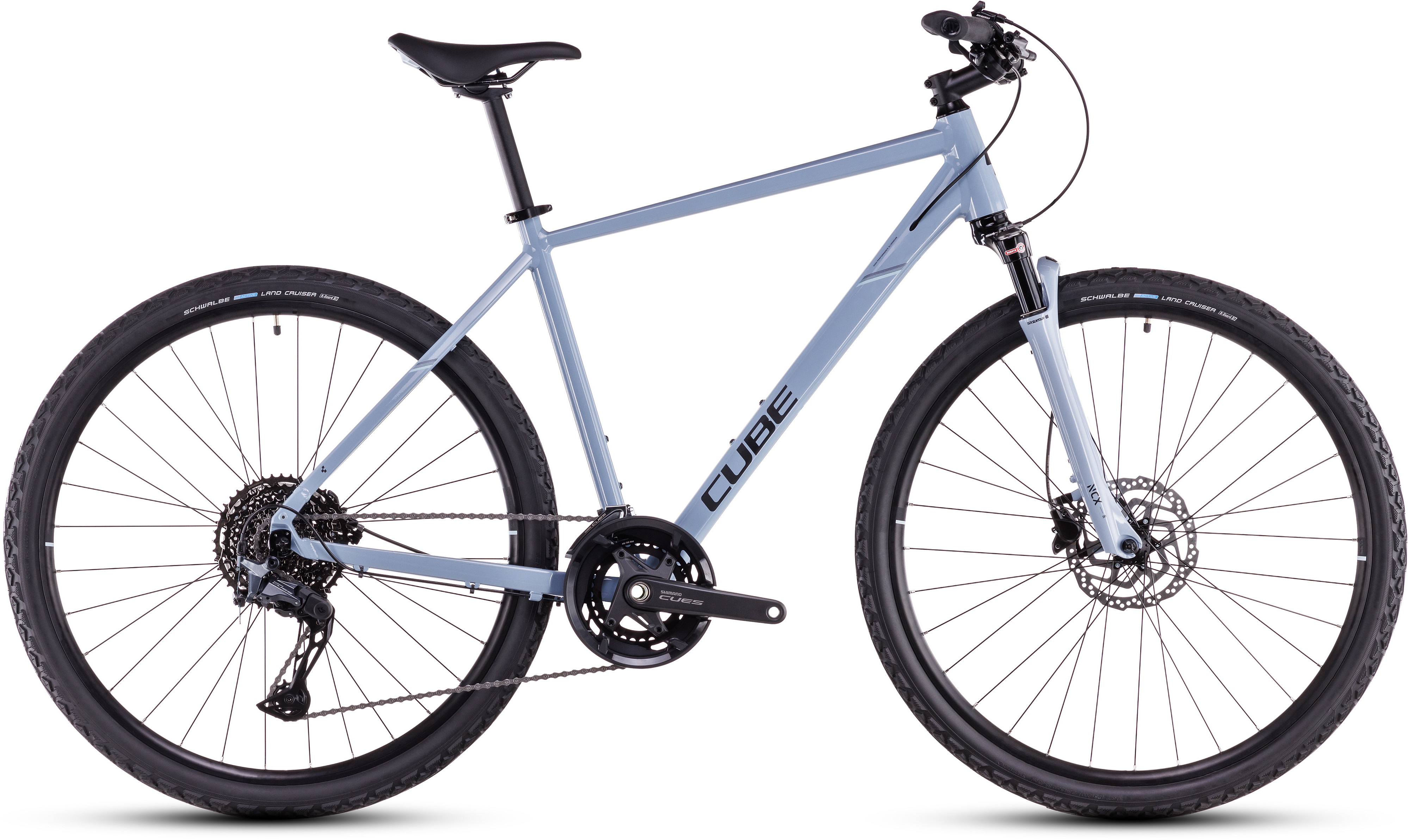 Cube Nature EXC pigeonblue´n´black - 28 Zoll - Diamant (2026)