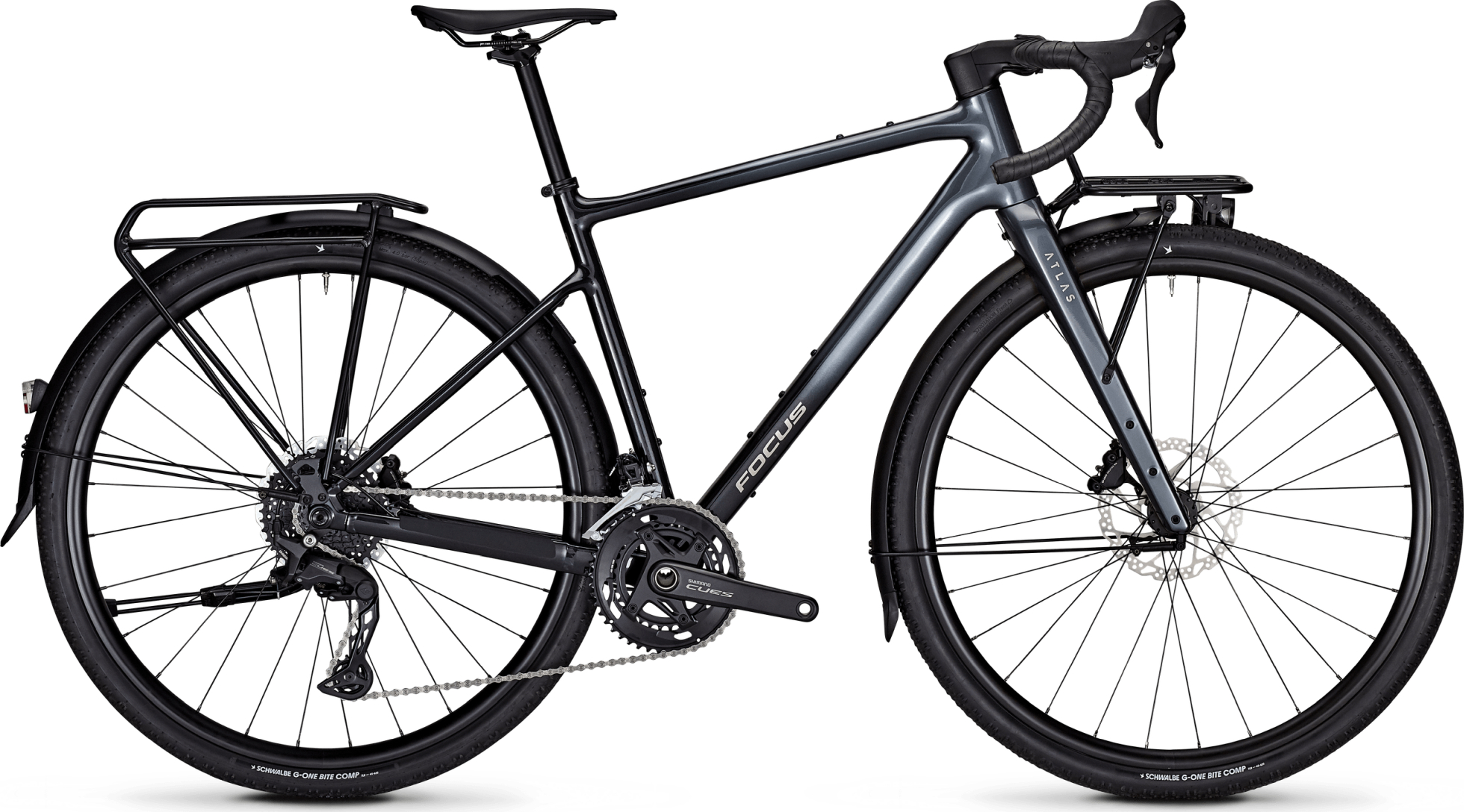 Focus Atlas 6.8 EQP Steelgrey / Diamondblack - 28 Zoll - Diamant (2026)