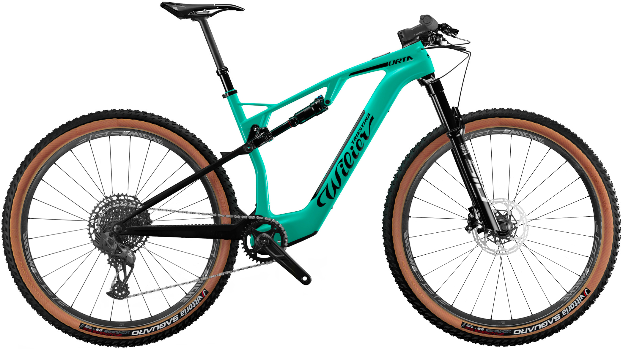 Wilier Urta Hybrid Aquamarine - 430 Wh - 29 Zoll - Fully (2024)