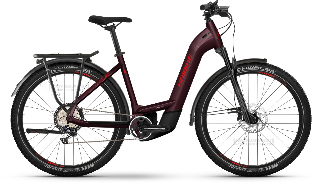 Haibike Trekking 11 tuscan/neon red - 750 Wh - 27,5 Zoll - Tiefeinsteiger (2024)