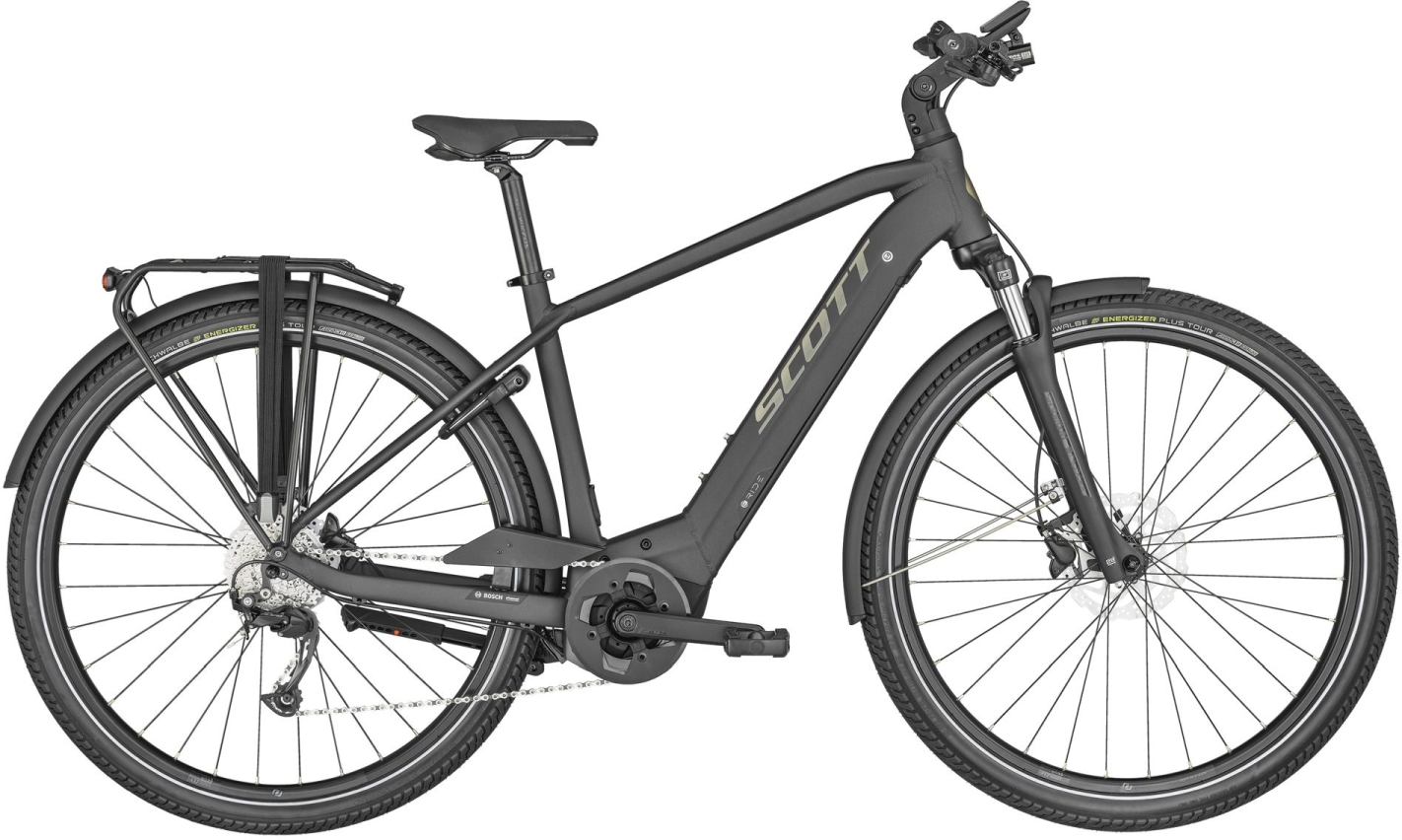 Scott Sub Tour eRIDE 20 Dark Anodized Grey - 500 Wh - 28 Zoll - Diamant (2024)