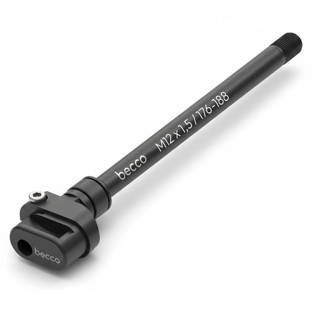 Qeridoo Steckachskupplung M12x1,5 Schwarz Modell 2025