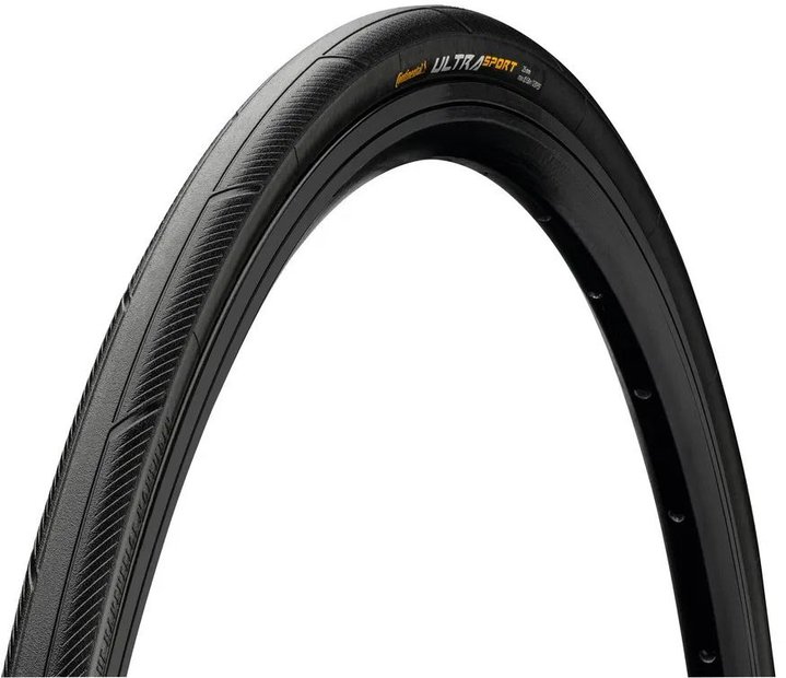 Continental Ultra Sport III Tyre - 700 x 23Black / BlackFolding