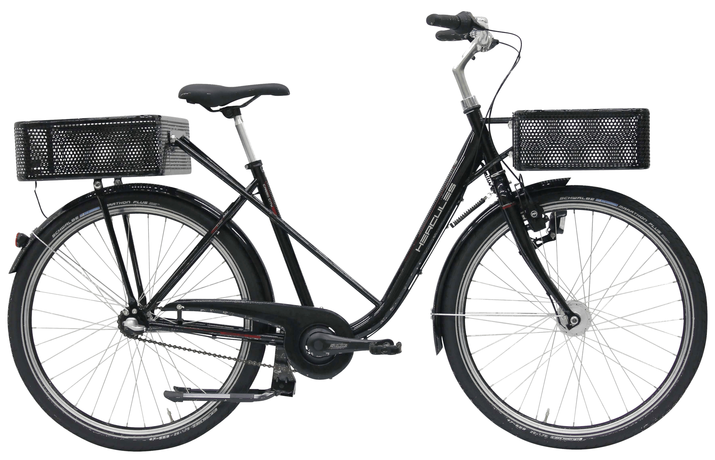 Hercules Cargo City R3 Schwarz - 26 Zoll - Long John (2026)