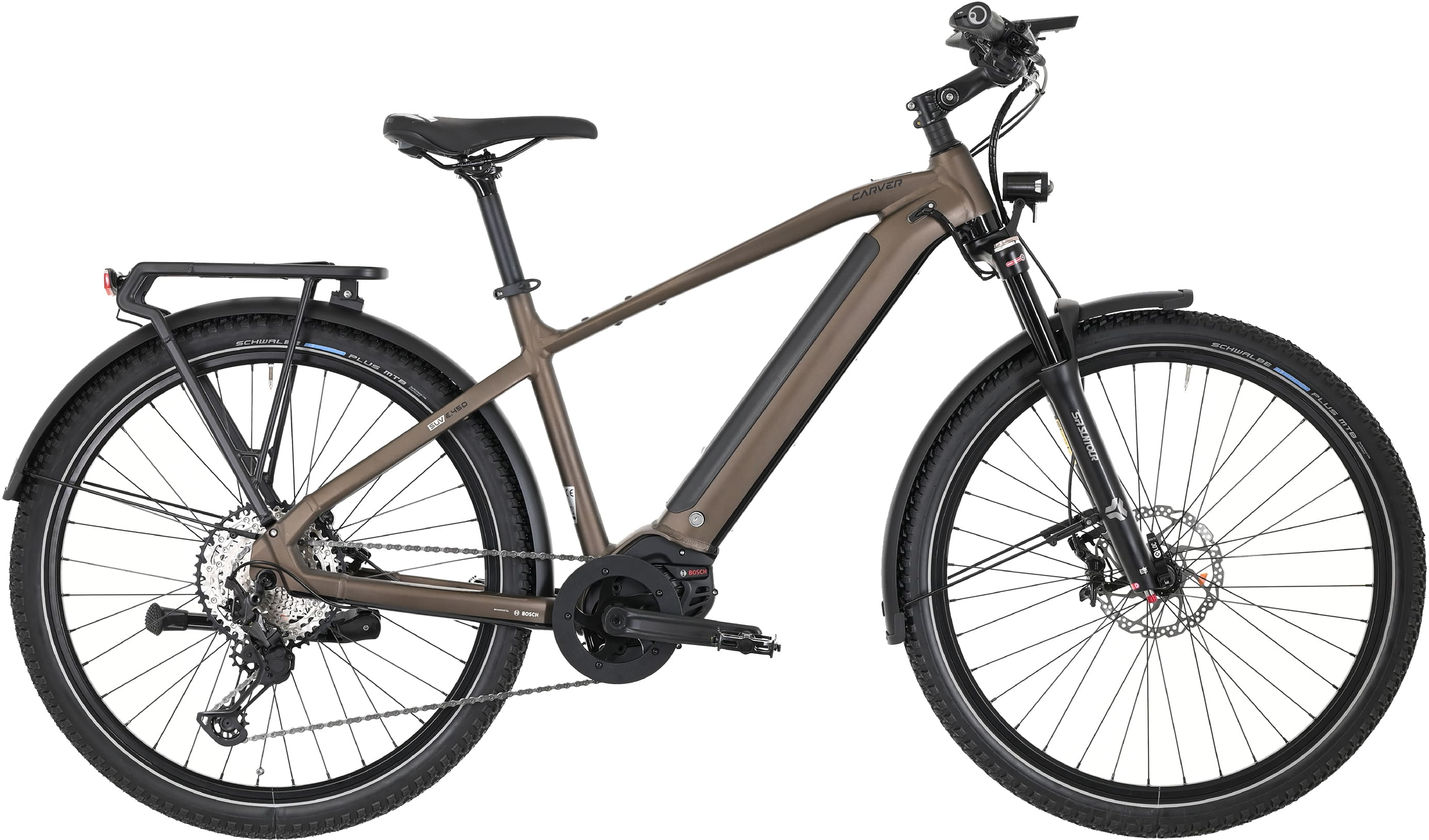 Carver SUV E.450 Braun - 625 Wh - 27,5 Zoll - Diamant (2025)