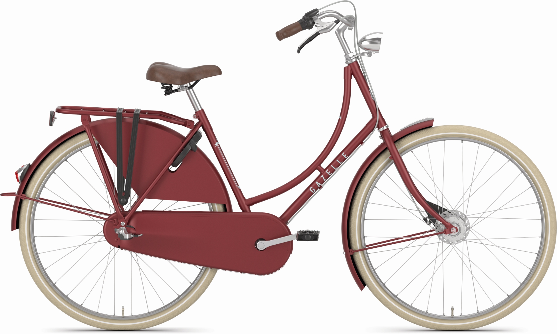 Gazelle Classic Ruby Red Matte - 28 Zoll - Wave (2025)
