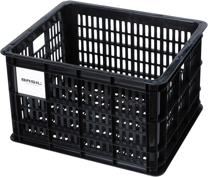 Basil Fahrradkiste Crate M, Kunststoff - 29,5L Schwarz Modell 2026