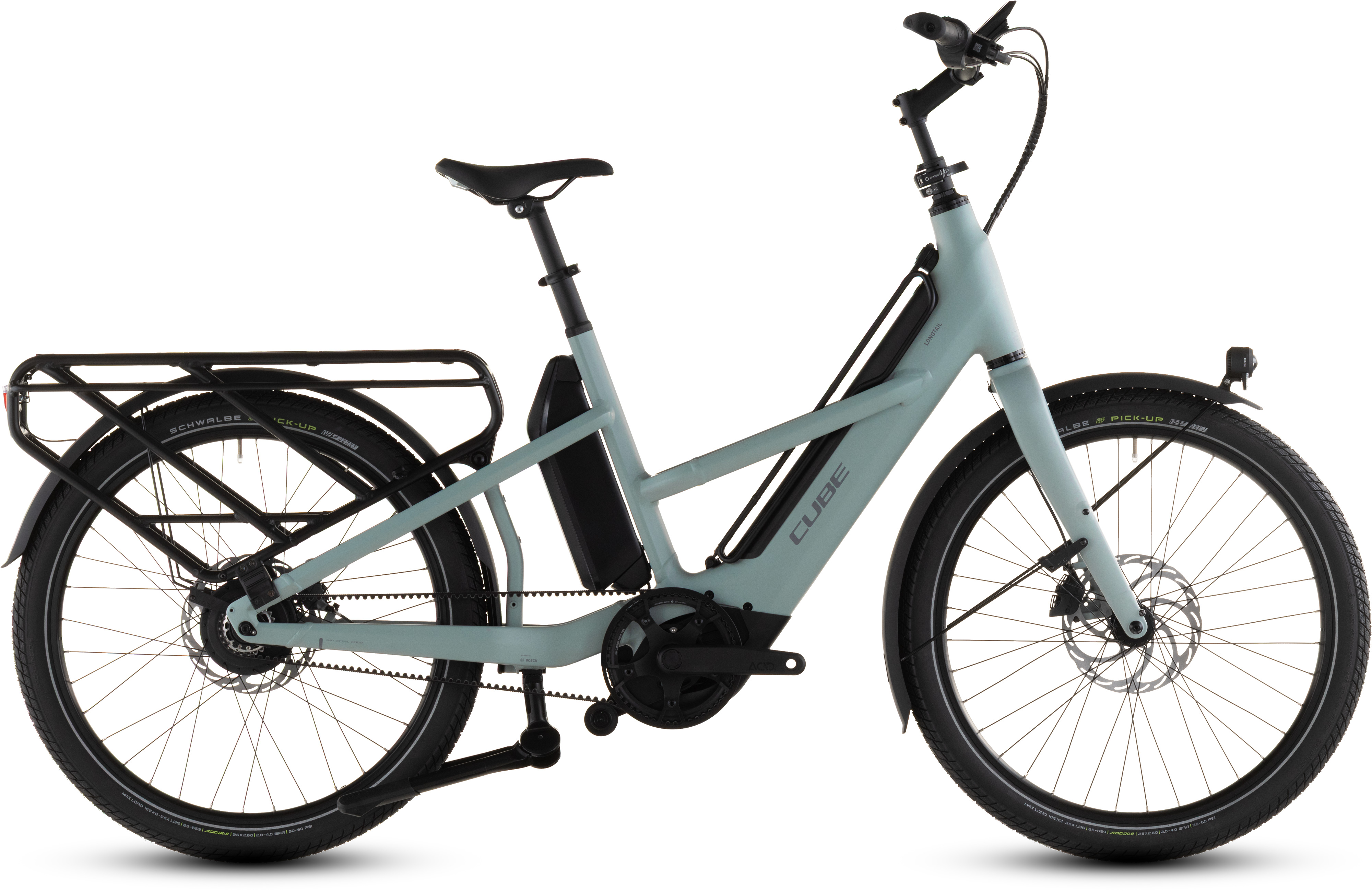 Cube Longtail Hybrid Comfort 800 Schwarz haze´n´reflex - 800 Wh - 26 Zoll - Cargo (2026)