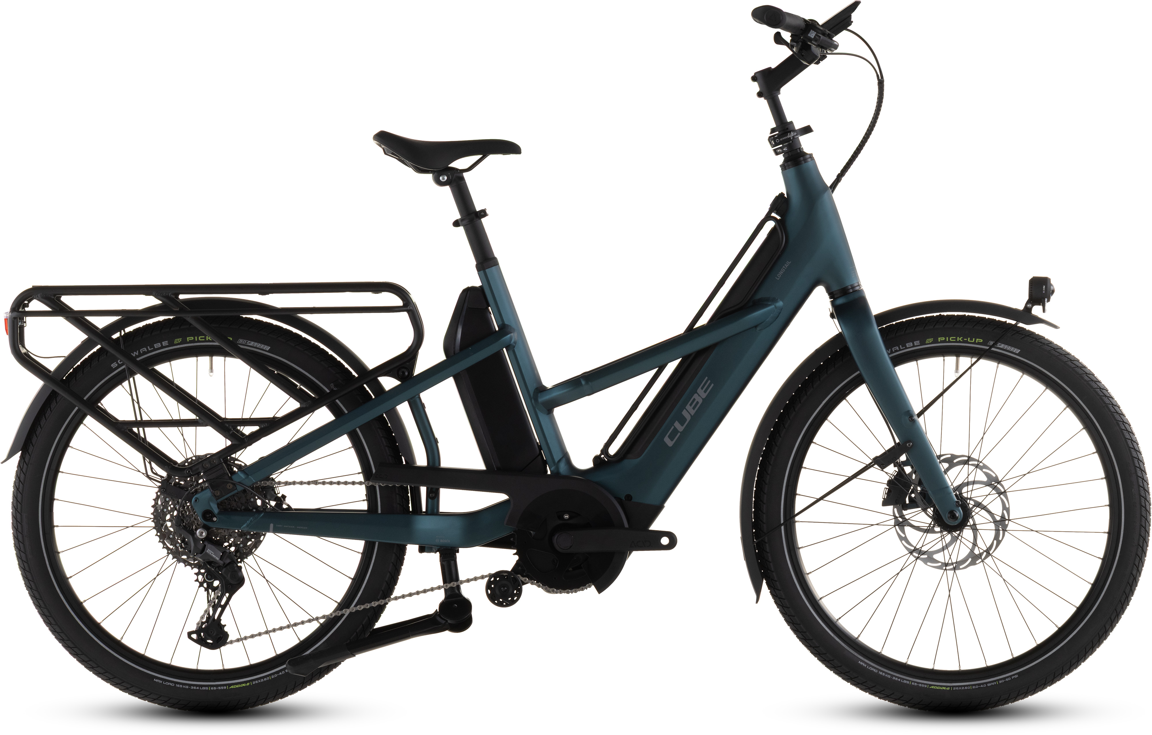 Cube Longtail Hybrid 800 Royalgreen´n´black - 800 Wh - 26 Zoll - Cargo (2026)