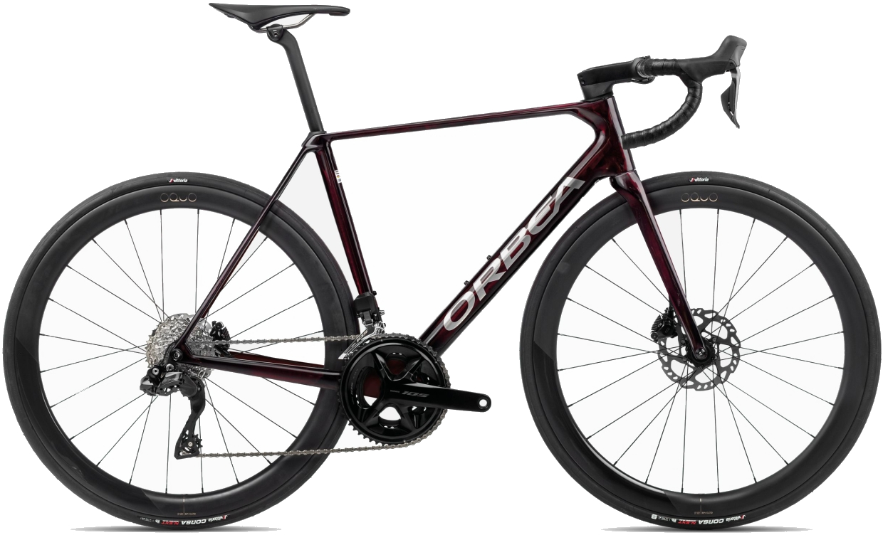 Orbea Orca M30i LTD PWR Wine Red - Titanium (Gloss) - 28 Zoll - Diamant (2024)