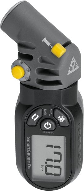 Topeak SmartGauge D2 digitaler Druckluftprüfer Grau Modell 2026