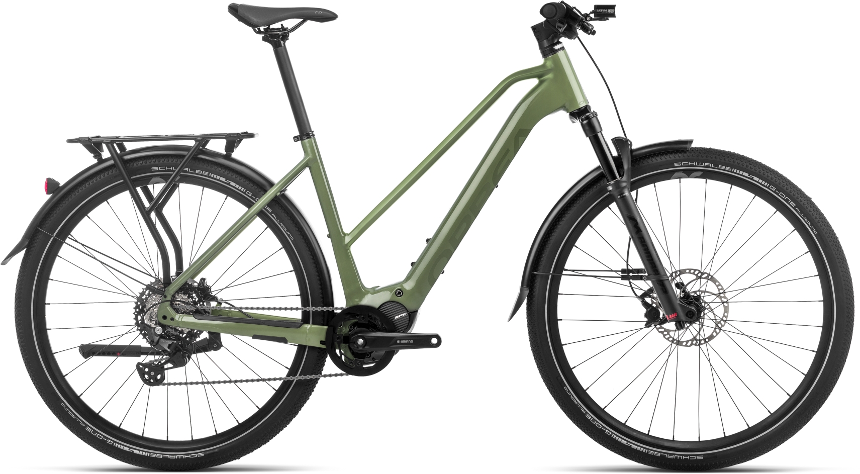 Orbea Kemen MID 30 Urban Green - 540 Wh - 28 Zoll - Trapez (2023)