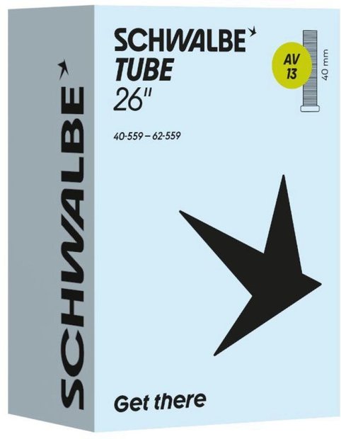 Schwalbe AV13 Schlauch 26 Zoll - 40 mm Schwarz Modell 2026