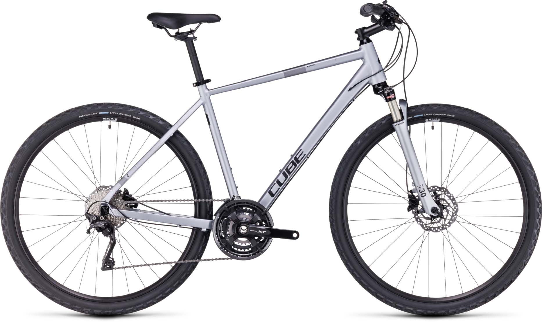 Cube Nature EXC polarsilver´n´black - 28 Zoll - Diamant (2023)