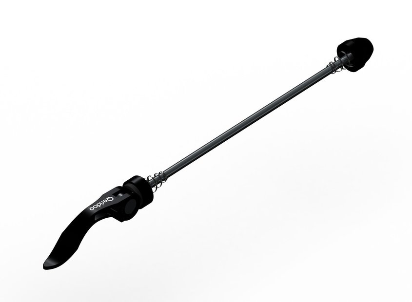 Qeridoo Verlängerte Schnellspannachse 190 mm Schwarz Modell 2025