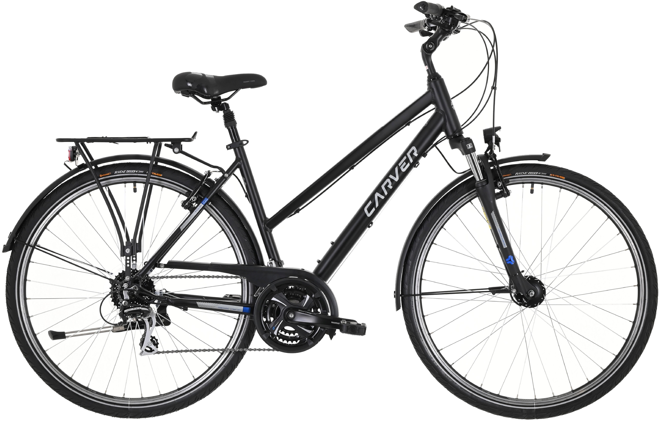 Carver Tour 100 Schwarz - 28 Zoll - Trapez (2025)