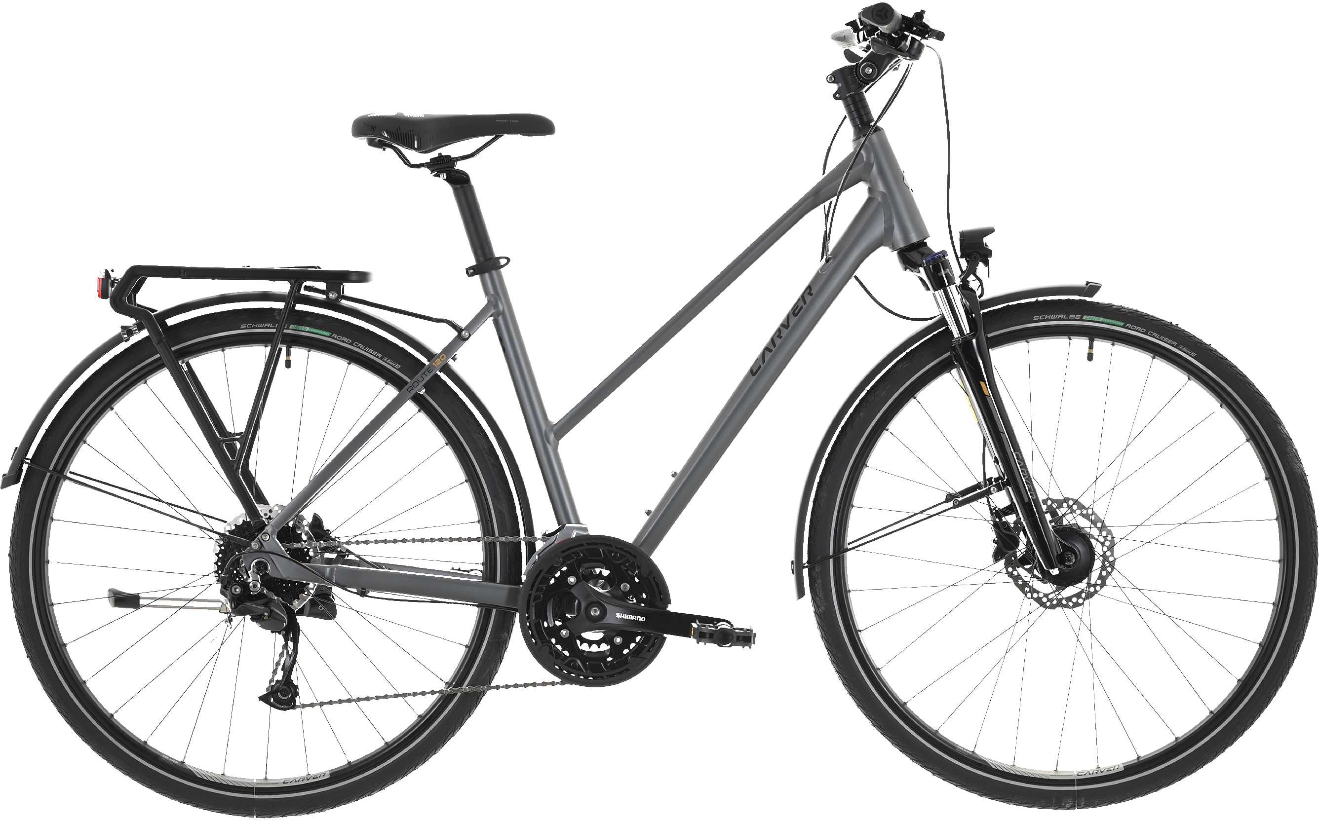 Carver Route 120 Grau - 28 Zoll - Trapez (2025)
