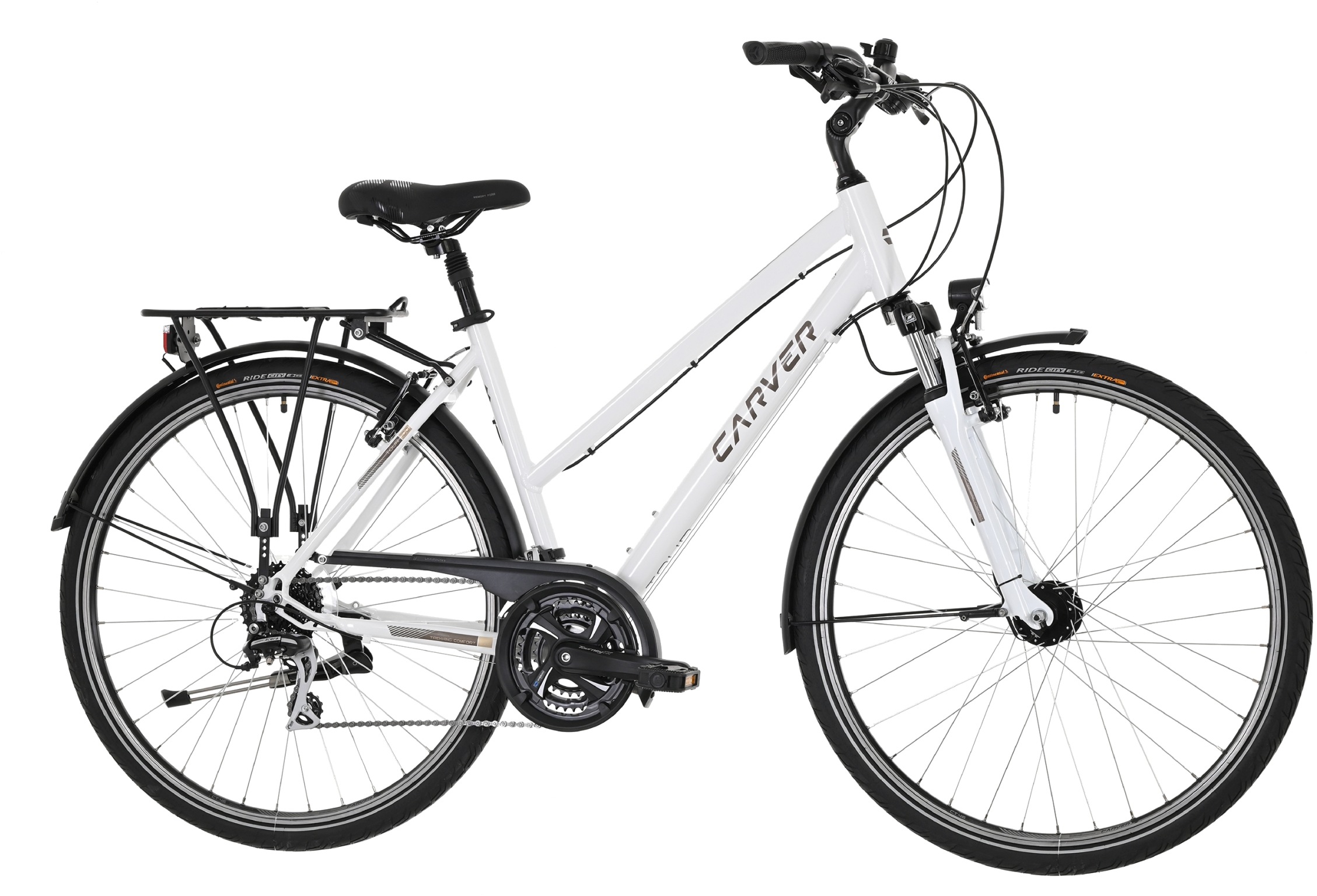Carver Tour 100 Weiß - 28 Zoll - Trapez (2025)