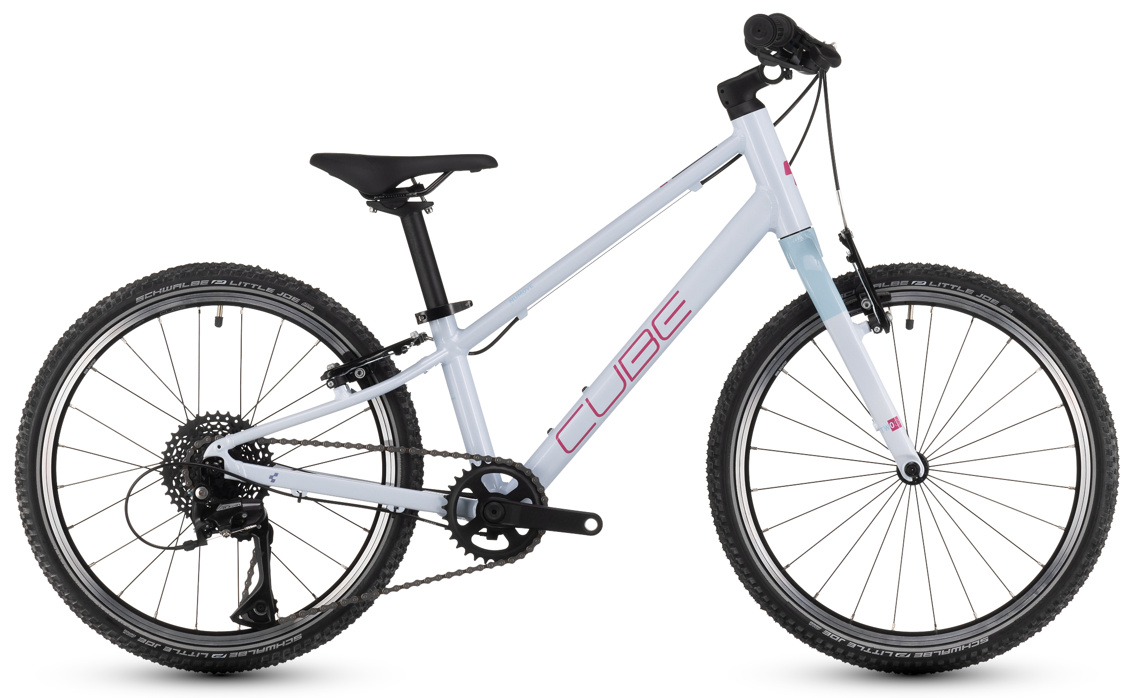 Cube Numove 200 flashwhite´n´pink - 20 Zoll - Diamant (2025)