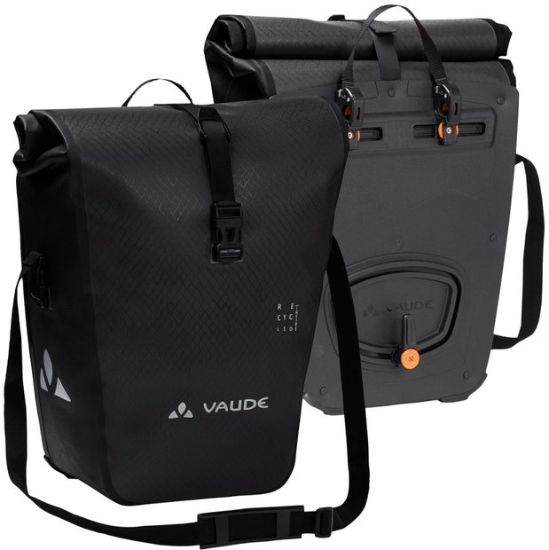 VAUDE Fahrradtasche Aqua Back (rec), wasserdicht, mit Organizer-Innentasche, 48 Liter Volumen