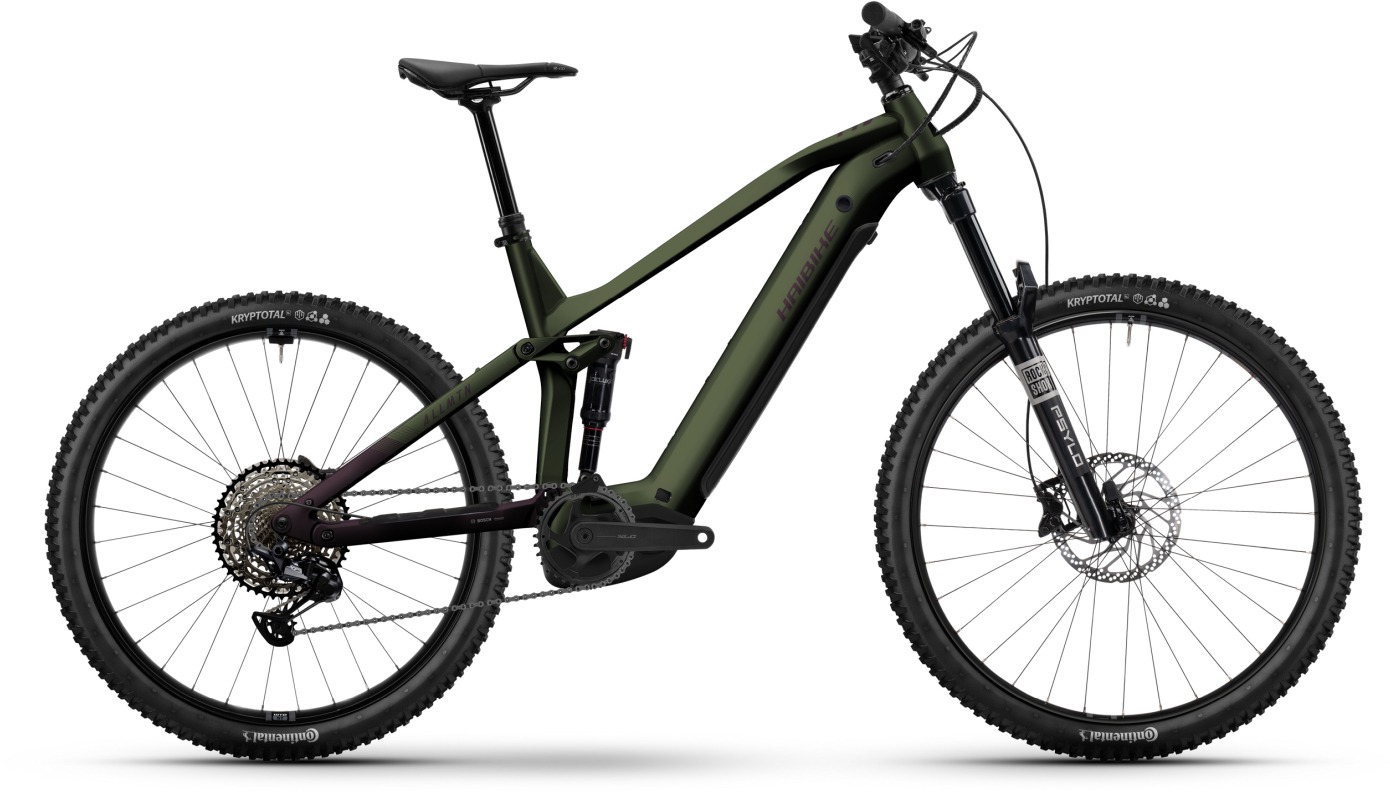 Haibike Allmtn 6 Swamp/midnight Plum Matt - 800 Wh - 29/27,5 Zoll - Fully (2026)