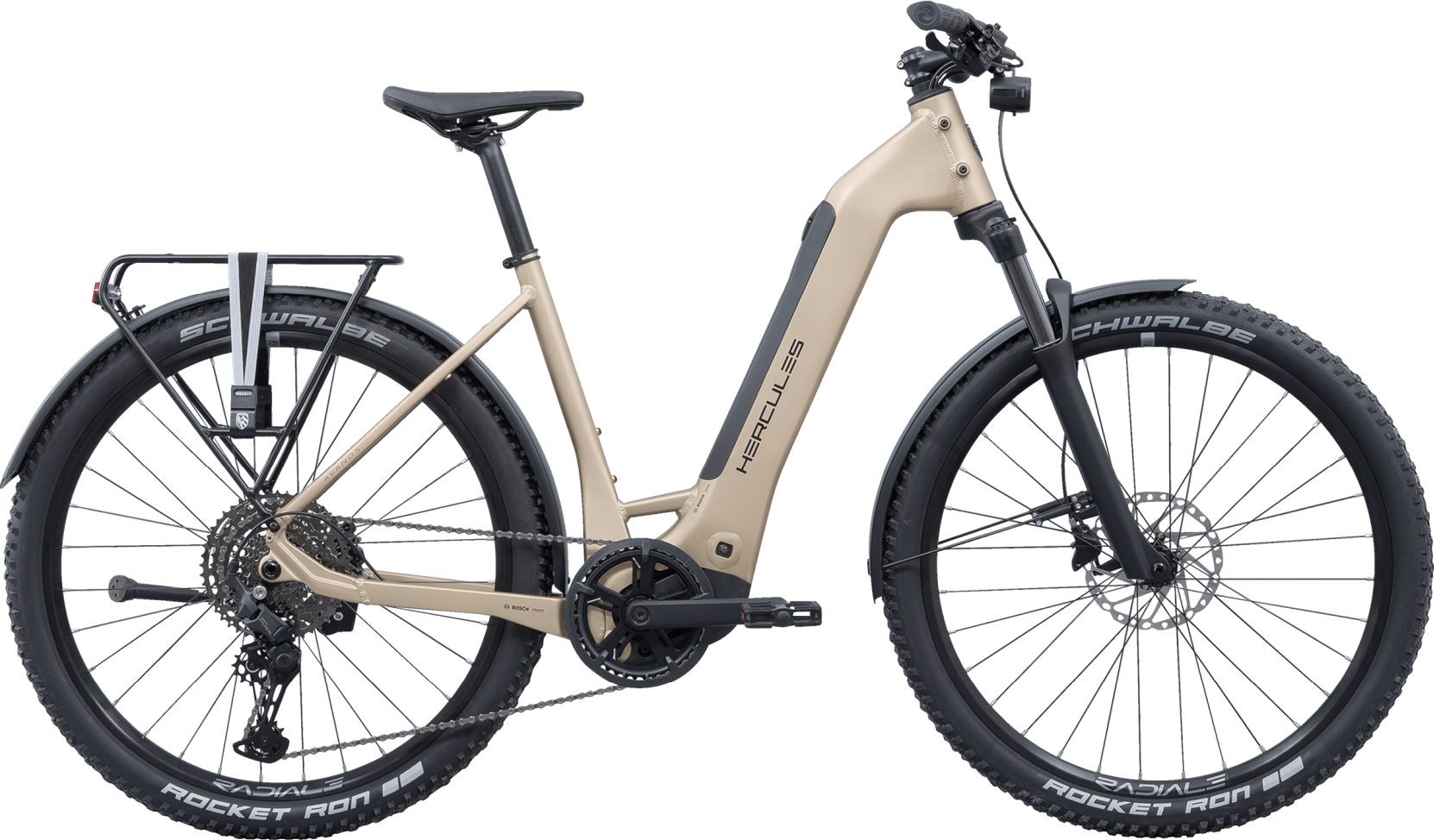 Hercules Avanos SL 10 sand beige-matt - 400 Wh - 27,5 Zoll - Tiefeinsteiger (2026)