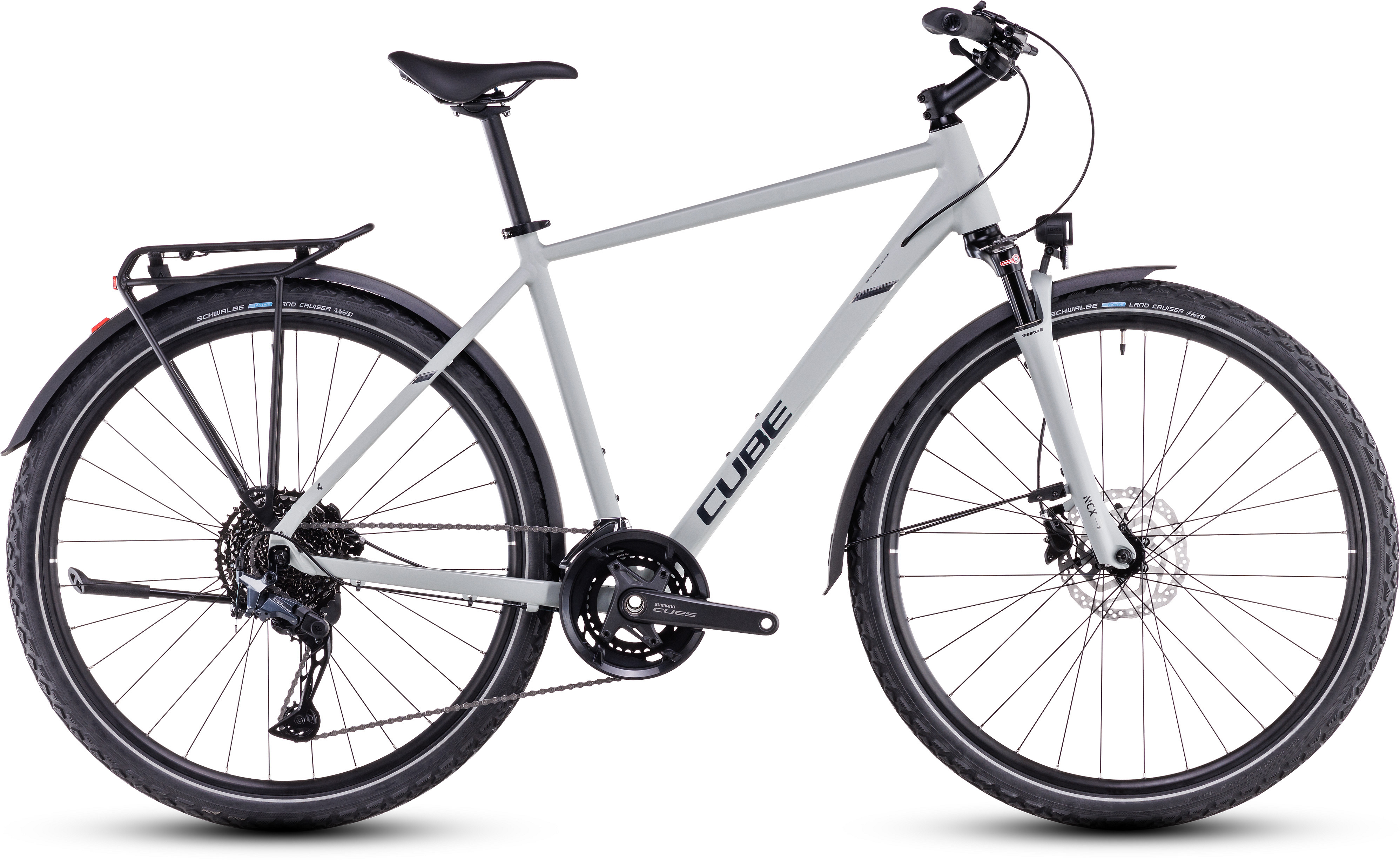 Cube Nature EXC Allroad Weiß - 28 Zoll - Diamant (2026)