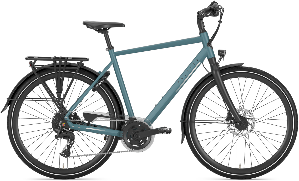 Gazelle Chamonix T20 Thunder Grey Matte - 28 Zoll - Diamant (2026)