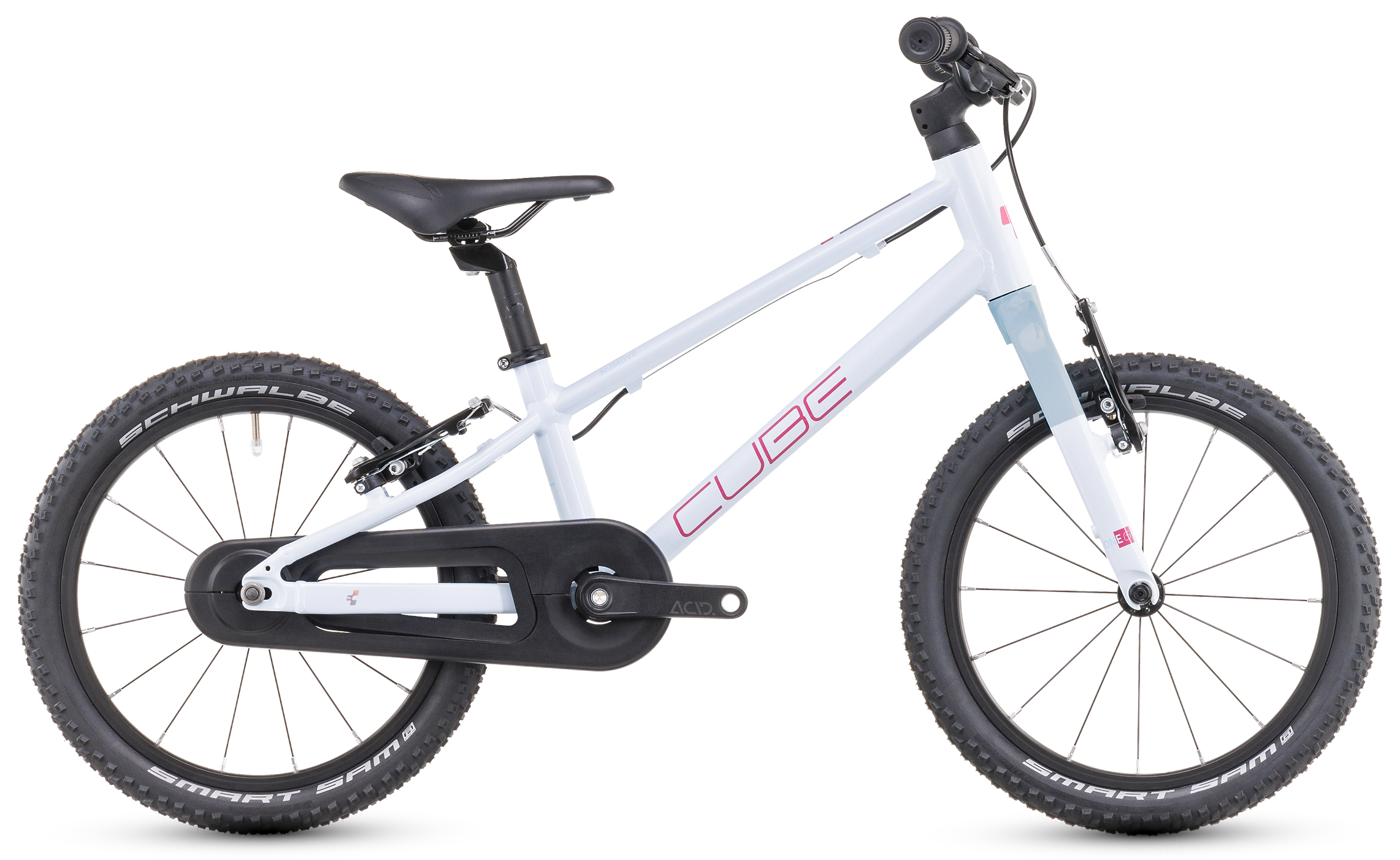 Cube Numove 160 flashwhite´n´pink - 16 Zoll - Diamant (2025)