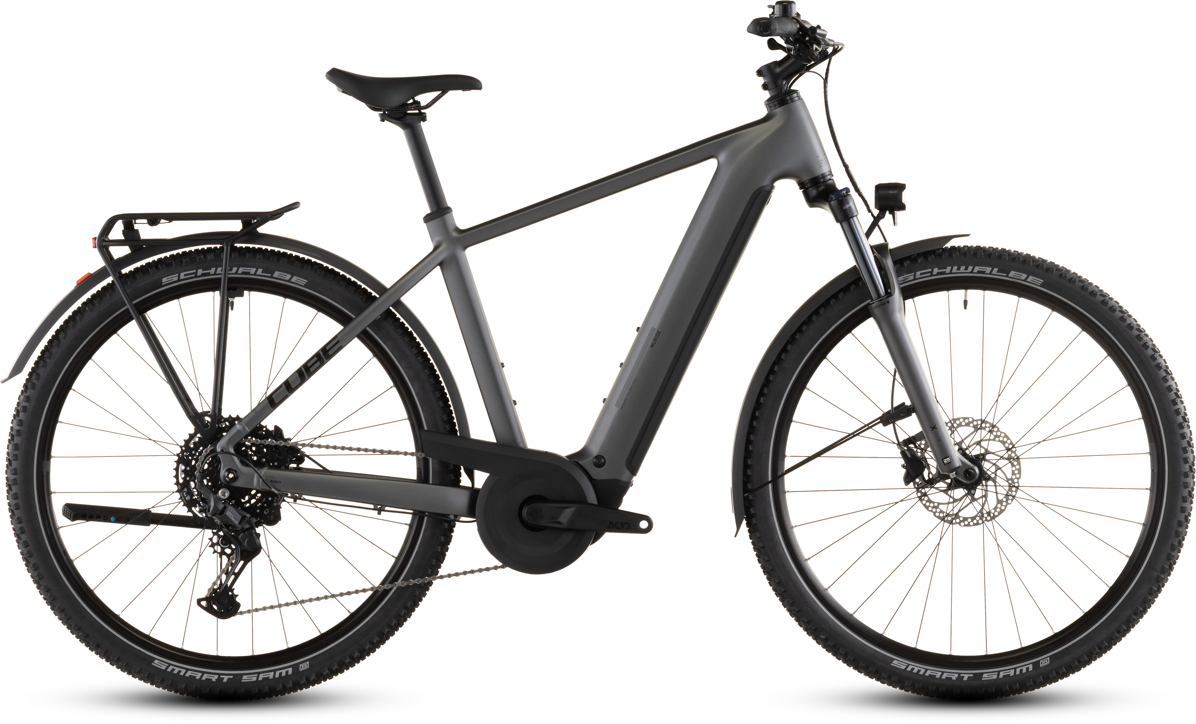 Cube Nuride Hybrid Performance 600 slapgrey´n´black - 600 Wh - 28 Zoll - Diamant (2026)