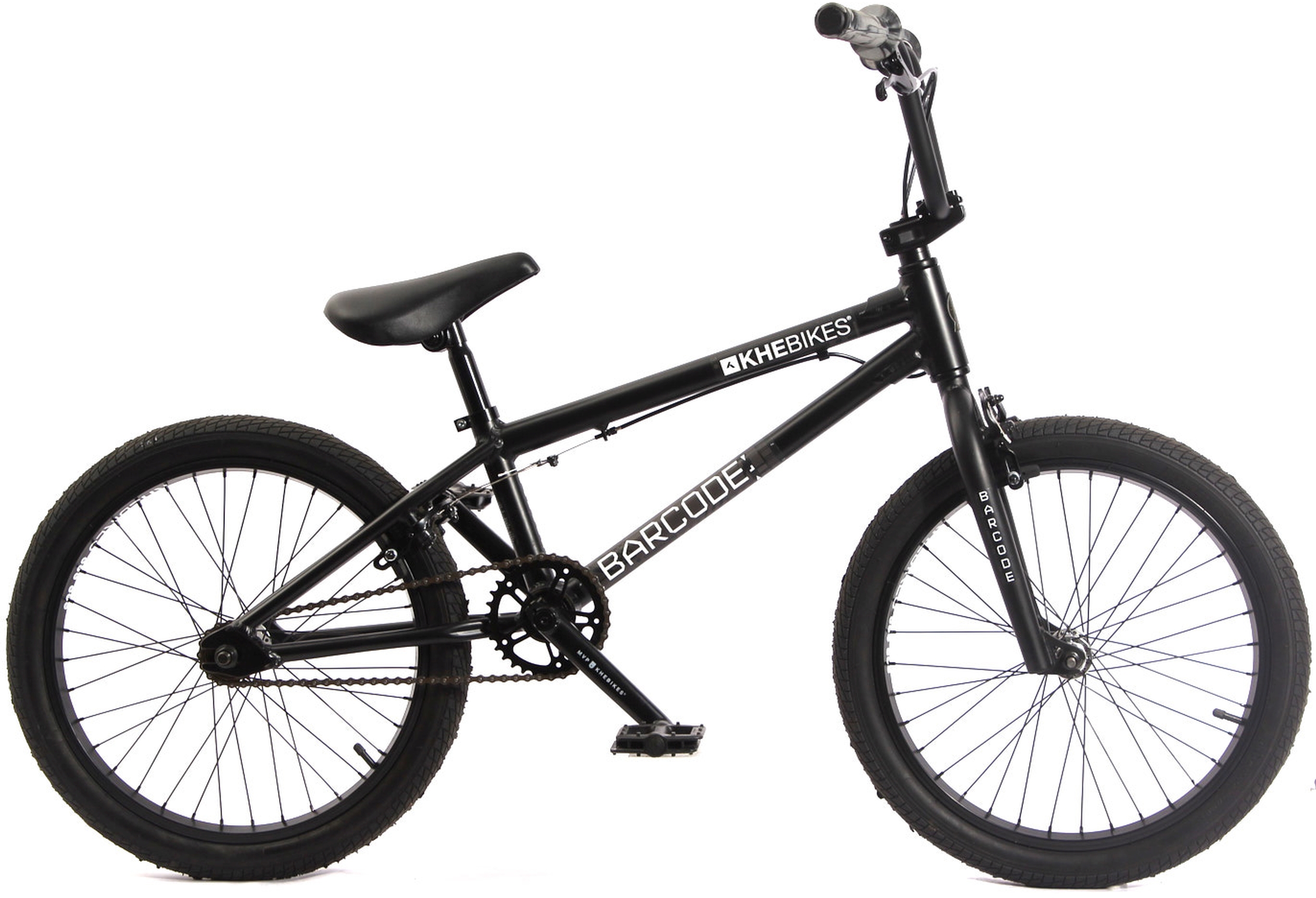 KHE Barcode LL Matt Black - 20 Zoll - BMX (2022)
