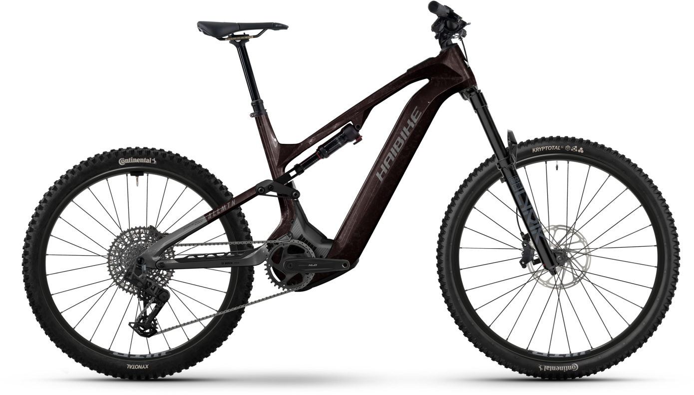 Haibike Allmtn CF 9 Black/Platinum glänzend - 800 Wh - 29/27,5 Zoll - Fully (2026)