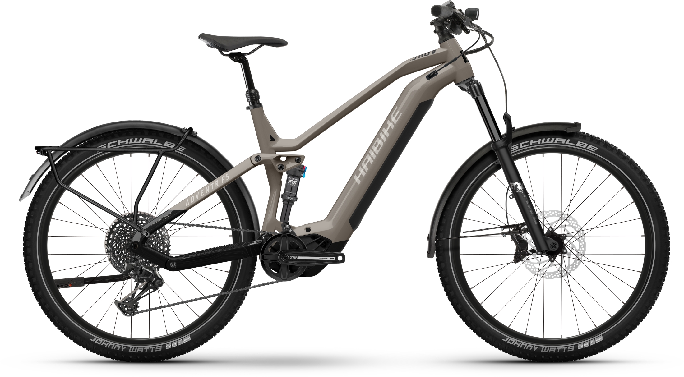 Haibike Adventr FS 10 Gloss Warm Grey Blk - 720 Wh - 29 Zoll - Fully