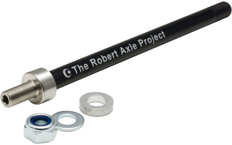 Robert Axke Kid Axle - Steckachse für Fahrradanhänger M12x1.0 Schwarz Modell 2024