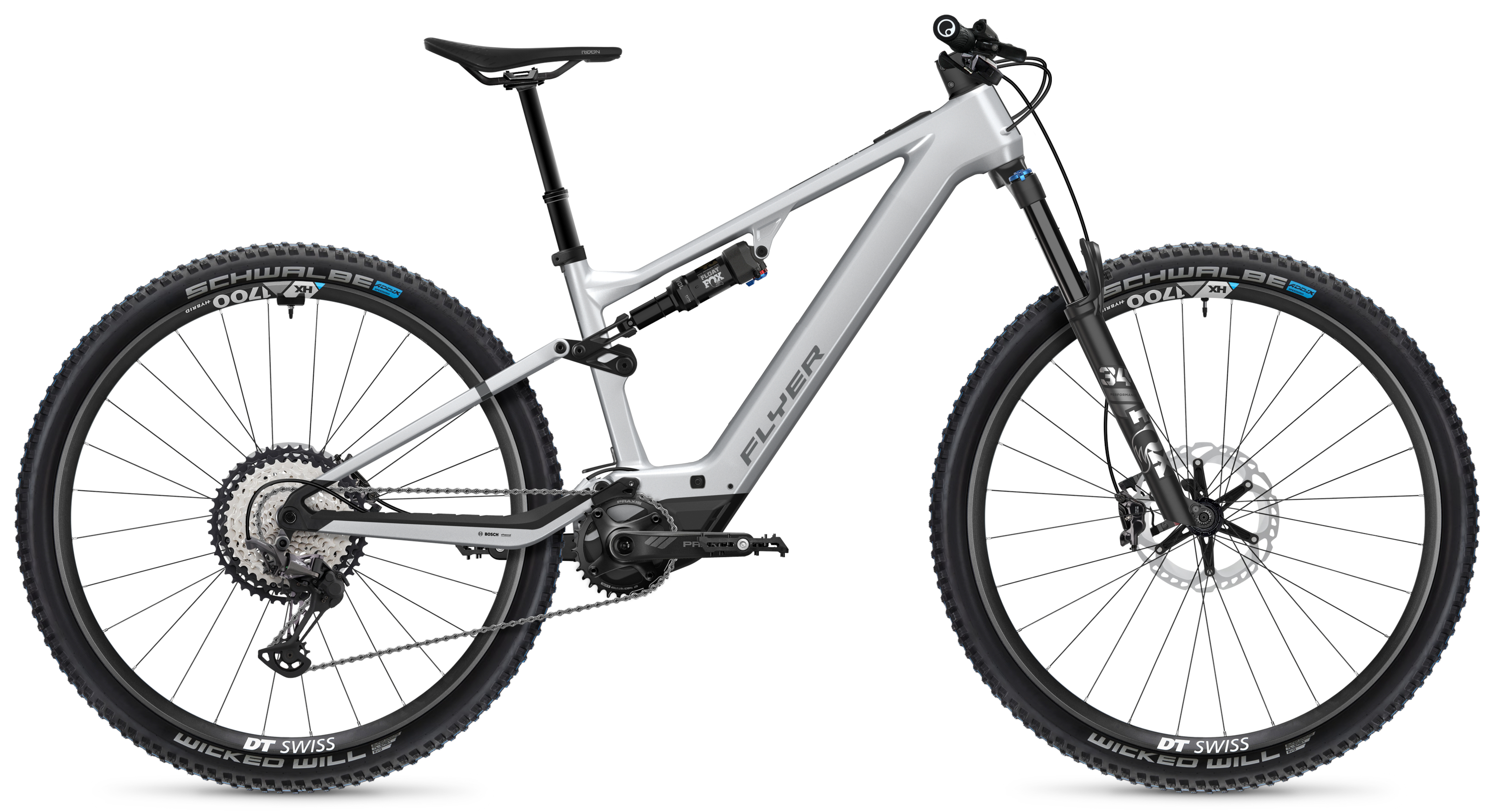 Flyer Uproc SL:X 8.70 Cast Silver Gloss - 400 Wh - 29 Zoll - Fully (2025)