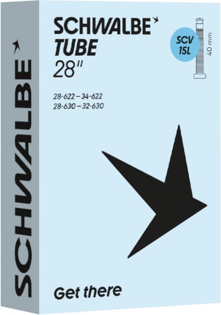 Schwalbe SCV15L Schlauch 28 Zoll - 40 mm Schwarz Modell 2026