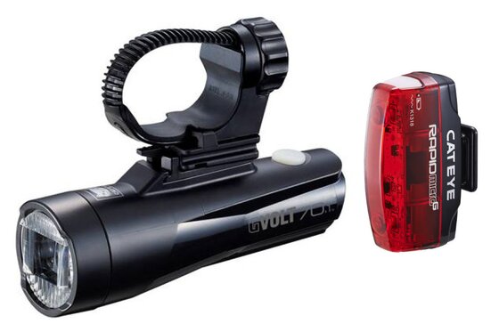 Akku / Batterie - Beleuchtung - Cateye GVolt 70.1/Micro G HL-EL552GRC/TL-LD620G Beleuchtungsset