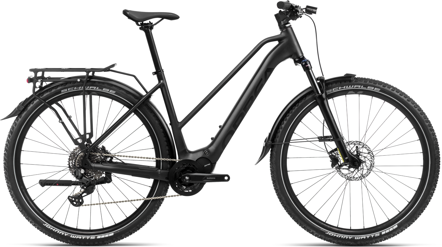 Orbea Kemen Mid 40 Metallic Night Black - 540 Wh - 29 Zoll - Trapez (2023)