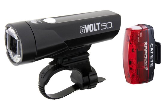 Beleuchtungsset - Cateye GVolt 50/Micro G HL-EL550GRC/TL-LD620G Beleuchtungsset