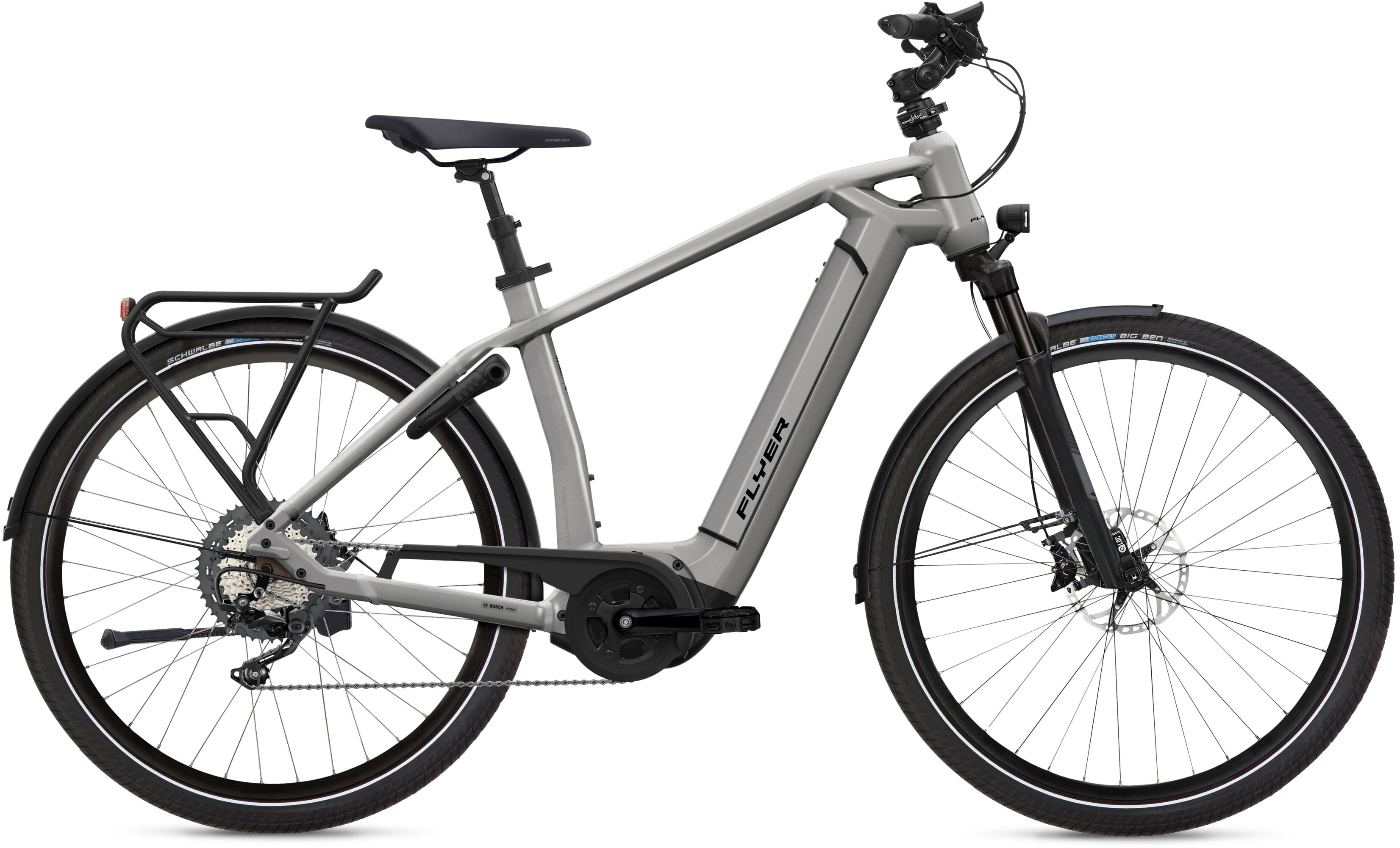 Flyer Gotour6 7.10 Cast Silver Gloss - 625 Wh - 28 Zoll - Diamant (2022)