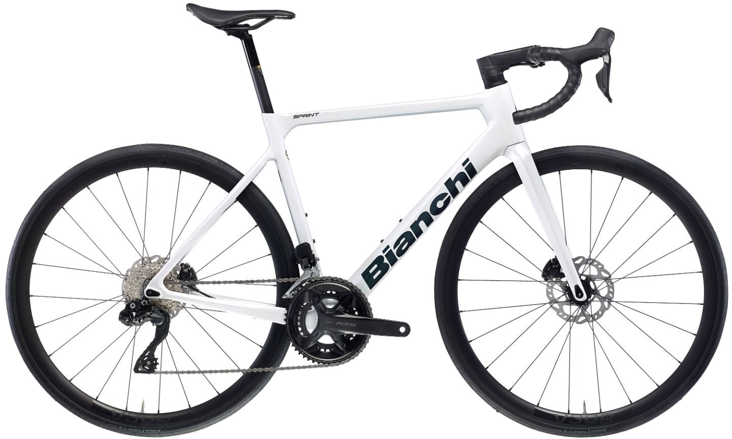 Bianchi Sprint ICR White / Copper Full Glossy - 28 Zoll - Diamant (2026)