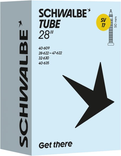 Schwalbe SV17 Schlauch 28 Zoll - 50 mm Schwarz Modell 2026
