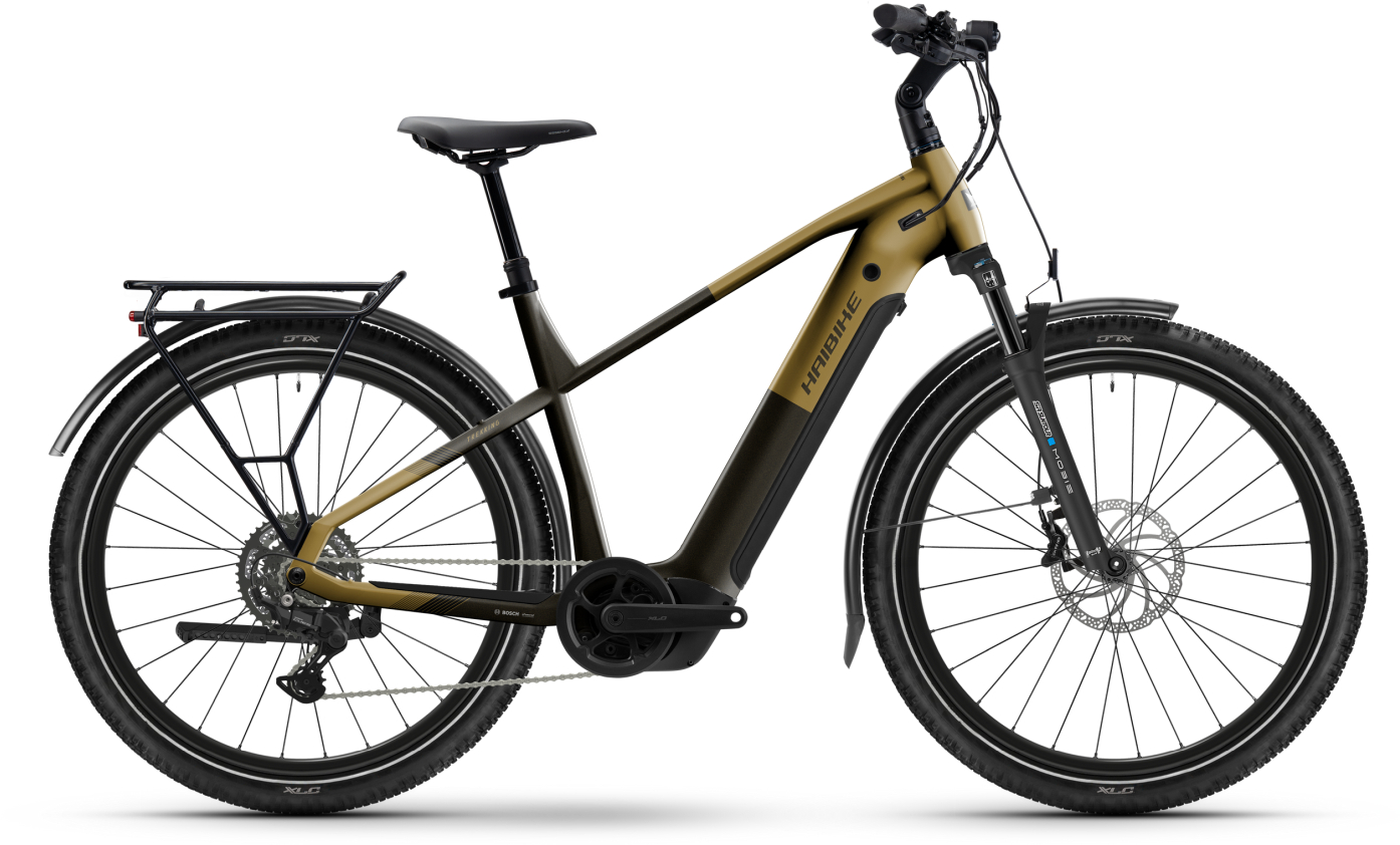 Haibike Trekking 7.5 Sparkling Black/Gold Matt - 800 Wh - 27.5 Zoll - Diamant (2026)