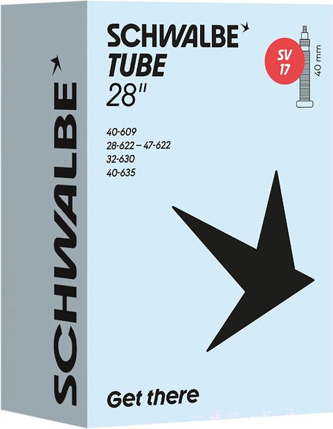 Schwalbe SV17 Schlauch 28 Zoll - 40 mm Schwarz Modell 2026