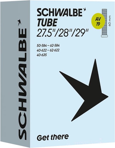 Schwalbe AV19 Schlauch 27,5/29 Zoll - 40 mm Schwarz Modell 2026