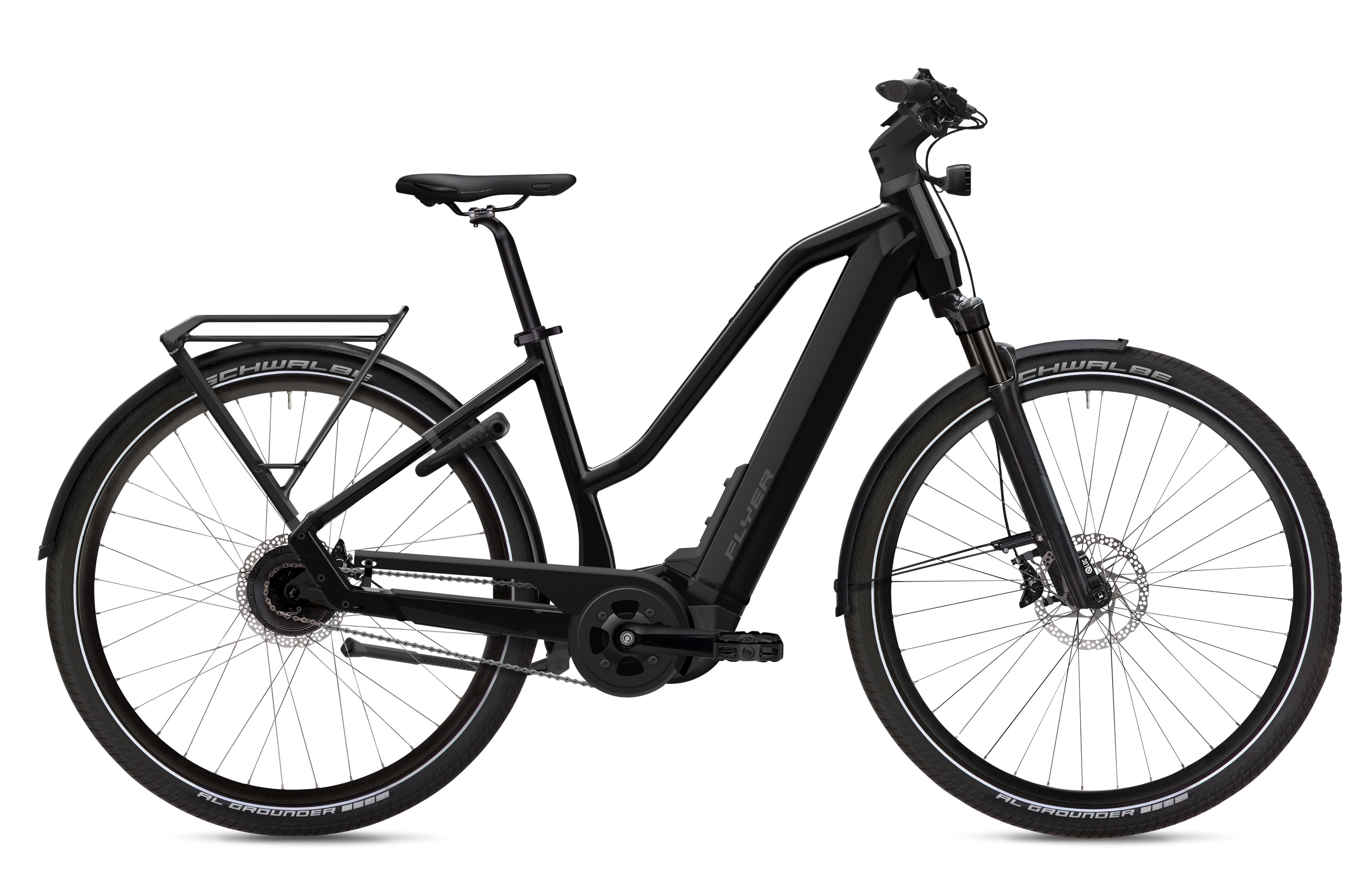 Flyer G1 Upstreet 5.40 Pearl Black Gloss - 630 Wh - 29 Zoll - Trapez (2025)