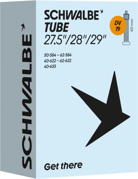 Schwalbe DV19 Schlauch 27,5/29 Zoll - 40 mm Schwarz Modell 2026