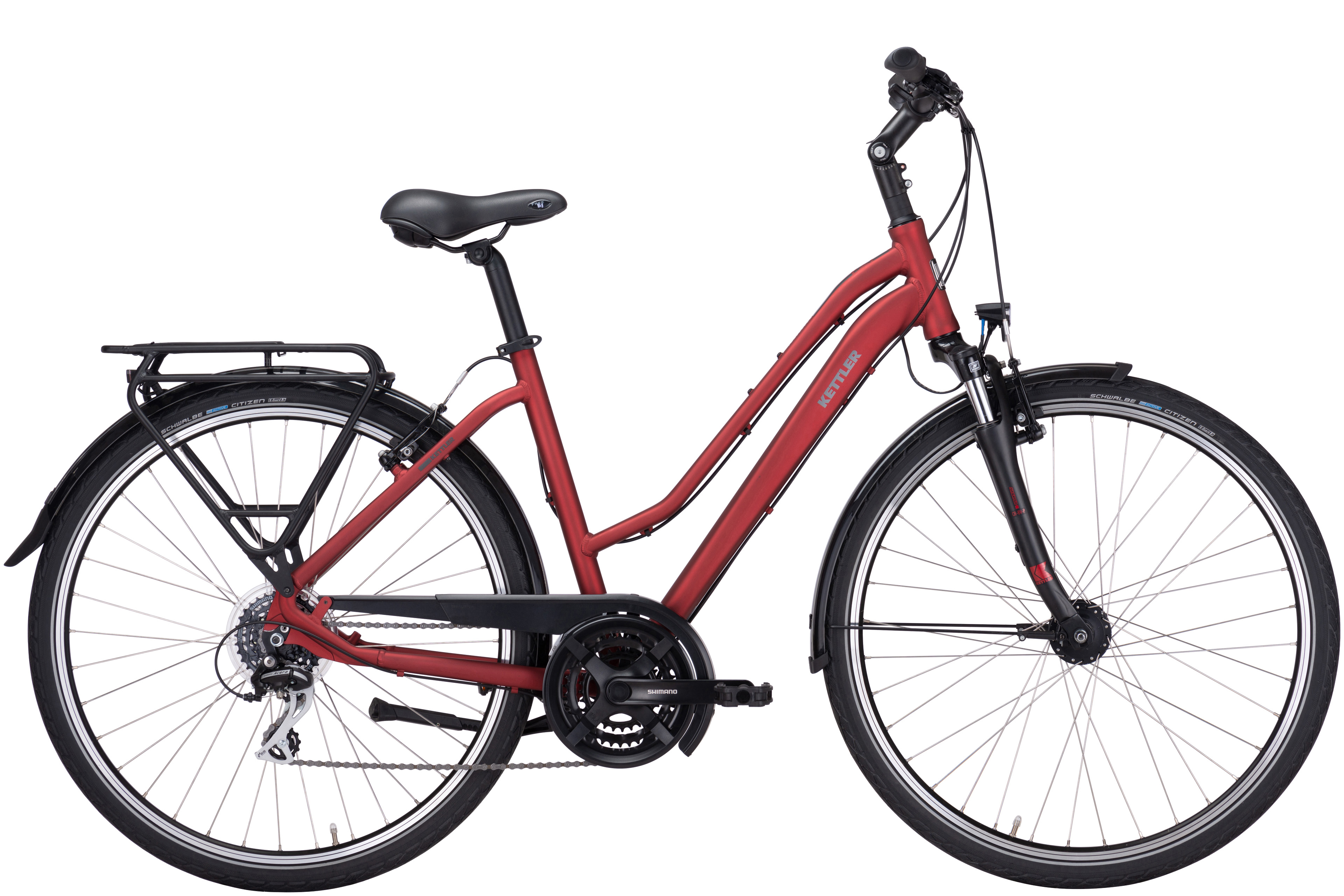 Kettler Traveller 1.0 21G Landscape Red Matt - 28 Zoll - Trapez