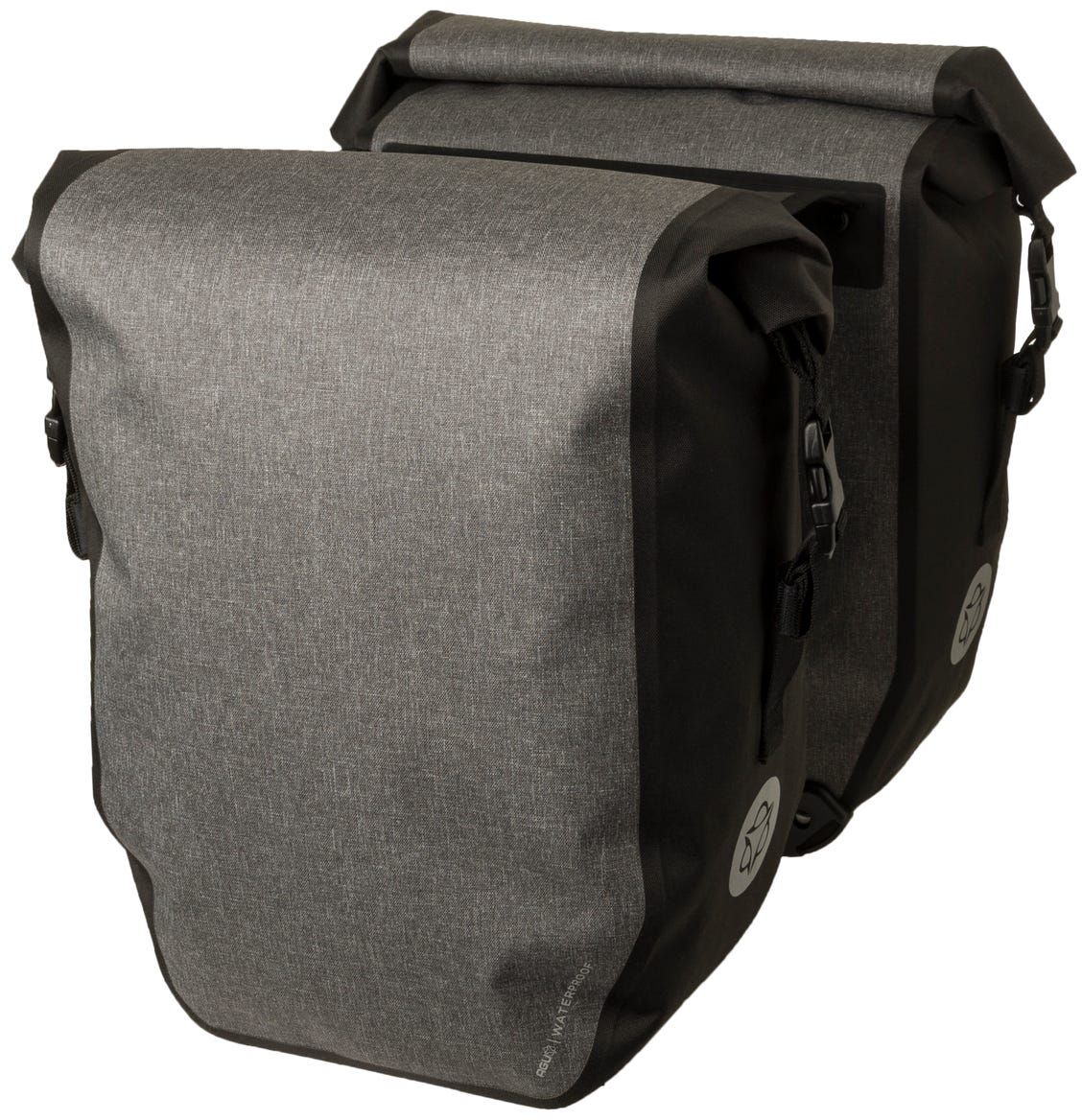AGU Double Bike Bag Shelter Large - melange grey - Größe 42 L